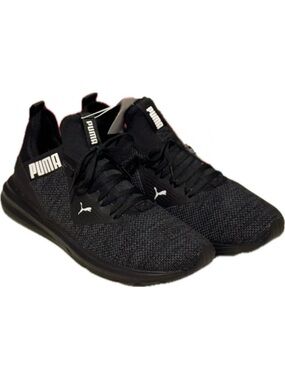 PUMA Men's Enzo Beta Woven Running Shoes Black Size 12 NWT